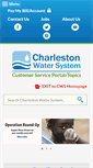 Mobile Screenshot of charlestonwater.com